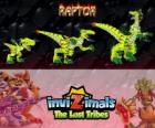 Raptor, η τελευταία εξέλιξη. Invizimals The Lost Tribes. Επικίνδυνες hunter που είναι γρήγορες, έξυπνες, επιθετική